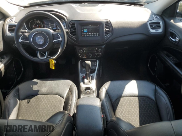 2021 Jeep Compass Altitude with VIN 3C4NJDBBXMT558309, listed as a Copart auction lot 59976145 with 38,736 mi miles and Salvage title. Bid and sale history available at DreamBid. Image 8.