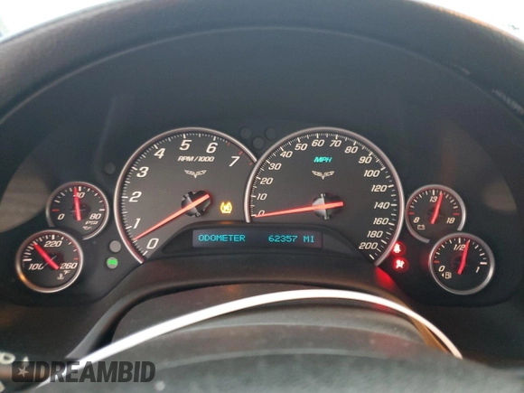 2012 Chevrolet Corvette 3LT with VIN 1G1YG2DW3C5100473, listed as a Copart auction lot 88649045 with 62,357 mi miles and Salvage title. Bid and sale history available at DreamBid. Image 9.