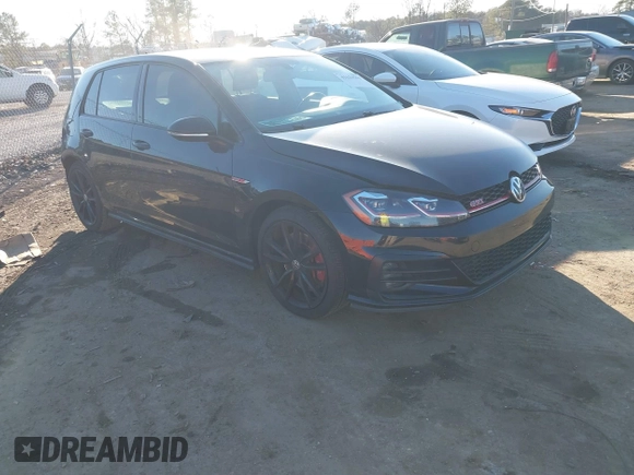 2019 Volkswagen GTI S z VIN 3VW5T7AU2KM006290, wystawiony jako IAAI lot #41629562 z przebiegiem 69 085 mil mil oraz . Historia ofert i sprzedaży dostępna na DreamBid. Obrazek 1.