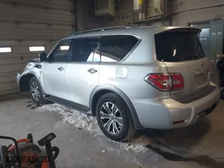 2019 Nissan Armada SL with VIN JN8AY2ND1K9088581, listed as a IAAI auction lot 40909205 with 146,829 mi miles. Bid and sale history available at carsss.com. Image 3.
