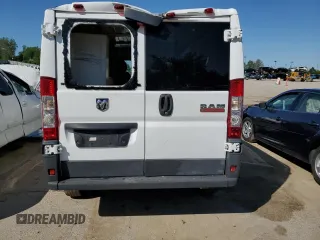2018 Ram ProMaster Cargo with VIN 3C6TRVAGXJE105060, listed as a Copart auction lot 52821724 with 100,477 mi miles and Salvage Title. Bid and sale history available at DreamBid. Image 6.