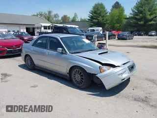 2004 Subaru Impreza Sedan (Natl) WRX with VIN JF1GD29644G525152, listed as a IAAI auction lot 39492232 with 147,345 mi miles. Bid and sale history available at carsss.com. Image 1.