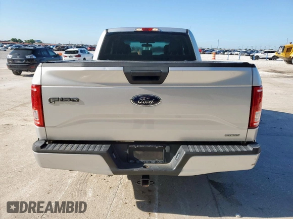 2016 Ford F-150 XL with VIN 1FTEX1C89GFA36835, listed as a Copart auction lot 61266455 with 98,187 mi miles and Salvage title. Bid and sale history available at DreamBid. Image 6.