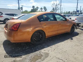 2004 Nissan Maxima SL with VIN 1N4BA41E54C814615, listed as a Copart auction lot 50944575 with 151,140 mi miles and Salvage Title. Bid and sale history available at carsss.com. Image 3.