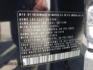 2018 Volkswagen Tiguan SEL z VIN 3VV3B7AX3JM210300, wystawiony jako IAAI lot #42189355 z przebiegiem 83 802 mil mil oraz . Historia ofert i sprzedaży dostępna na DreamBid. Obrazek 9.