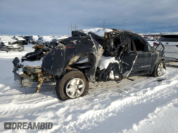 2012 Nissan Titan SV with VIN 1N6BA0EC8CN322625, listed as a Copart auction lot 44849225 with Not provided miles and Salvage title. Bid and sale history available at DreamBid. Image 3.