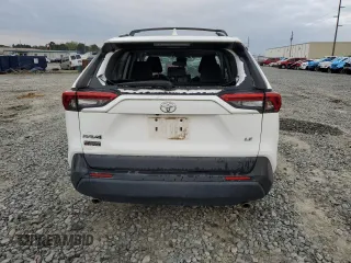 2020 Toyota RAV4 LE with VIN 2T3H1RFV7LC077957, listed as a Copart auction lot 49574275 with 56,650 mi miles and Salvage Title. Bid and sale history available at carsss.com. Image 6.