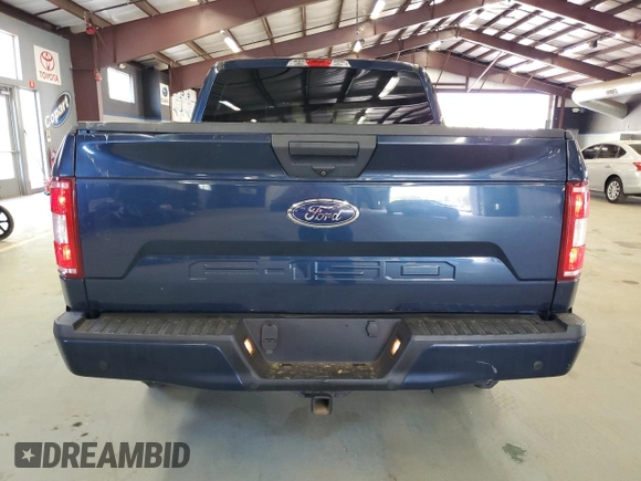 2018 Ford F-150 XL with VIN 1FTEW1E54JFC75495, listed as a Copart auction lot 55773705 with 156,324 mi miles and Clean Title. Bid and sale history available at DreamBid. Image 6.