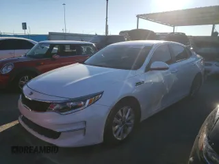 2016 Kia Optima LX with VIN 5XXGT4L35GG071805, listed as a Copart auction lot 64843902 with 91,458 mi miles and Non Repairable. Bid and sale history available at carsss.com. Image 2.