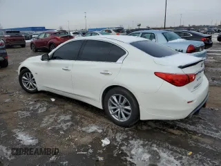 2017 Infiniti Q50 3.0t Sport with VIN JN1EV7AR4HM840237, listed as a Copart auction lot 44430465 with 79,876 mi miles and Clean Title. Bid and sale history available at carsss.com. Image 2.