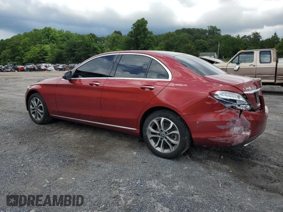 2017 Mercedes-Benz C 300 with VIN 55SWF4KB3HU217567, listed as a Copart auction lot 61574015 with 97,664 mi miles and Salvage title. Bid and sale history available at DreamBid. Image 2.