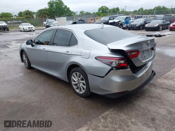 2023 Toyota Camry LE with VIN 4T1C11AK6PU092066, listed as a IAAI auction lot 41978113 with 53,471 mi miles. Bid and sale history available at carsss.com. Image 3.