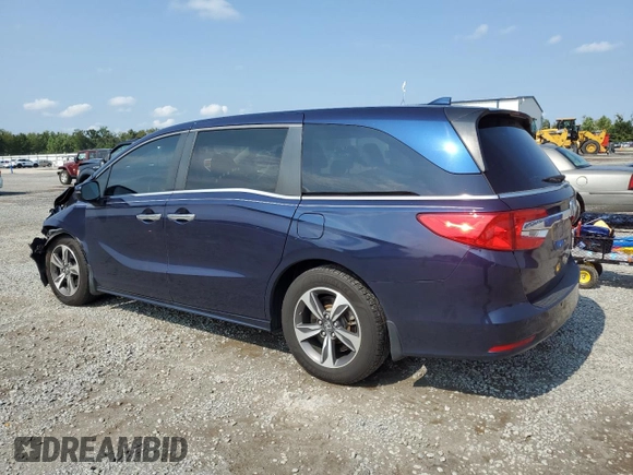 2020 Honda Odyssey Touring with VIN 5FNRL6H85LB003302, listed as a Copart auction lot 72709924 with 58,228 mi miles and Salvage Title. Bid and sale history available at DreamBid. Image 2.