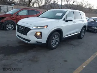 2019 Hyundai Santa Fe SE with VIN 5NMS23AD9KH077362, listed as a IAAI auction lot 41890584 with 132,476 mi miles. Bid and sale history available at carsss.com. Image 17.