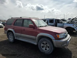 2001 Toyota 4Runner Limited with VIN JT3HN87R019057789, listed as a Copart auction lot 51464155 with 264,952 mi miles and Clean Title. Bid and sale history available at carsss.com. Image 4.