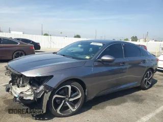 2019 Honda Accord Sport с VIN 1HGCV2F32KA017330, выставлен на аукционе Copart как лот 55068015 с пробегом 75 016 миль миль и Списание • Salvage title. История ставок и продаж доступна на DreamBid. Изображение 1.
