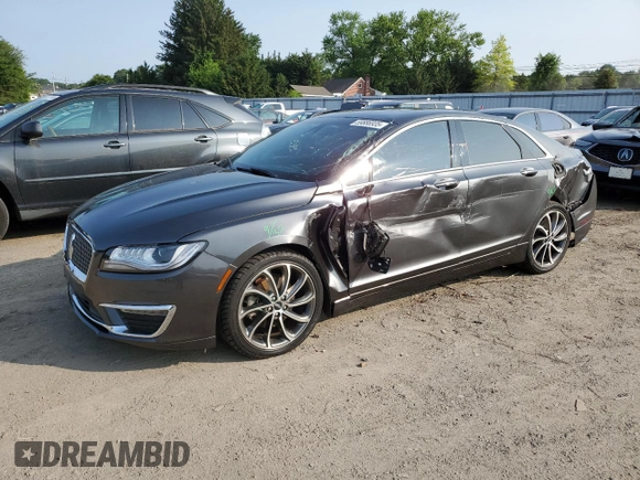2019 Lincoln MKZ Reserve I with VIN 3LN6L5D91KR607417, listed as a Copart auction lot 59886935 with 56,399 mi miles and Salvage title. Bid and sale history available at DreamBid. Image 1.