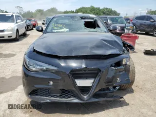 2019 Alfa Romeo Giulia Ti Sport with VIN ZARFAMBNXK7609393, listed as a Copart auction lot 50742143 with 0 mi miles. Bid and sale history available at carsss.com. Image 5.