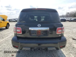 2019 Nissan Armada SL with VIN JN8AY2ND8K9092742, listed as a Copart auction lot 48967225 with 91,245 mi miles and Salvage Title. Bid and sale history available at carsss.com. Image 6.