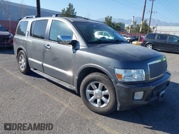 2007 Infiniti QX56 with VIN 5N3AA08A77N804049, listed as a IAAI auction lot 41657577 with 102,473 mi miles. Bid and sale history available at carsss.com. Image 1.