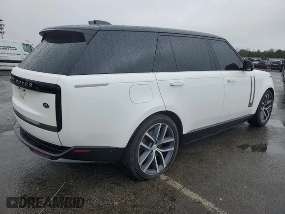 2023 Land Rover Range Rover with VIN SALK1BE71PA038180, listed as a Copart auction lot 55157005 with 10,629 mi miles and Salvage Title. Bid and sale history available at DreamBid. Image 3.