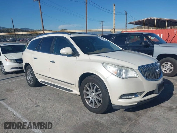 2015 Buick Enclave Leather with VIN 5GAKRBKD7FJ222825, listed as a IAAI auction lot 41987918 with 176,616 mi miles and . Bid and sale history available at DreamBid. Image 1.