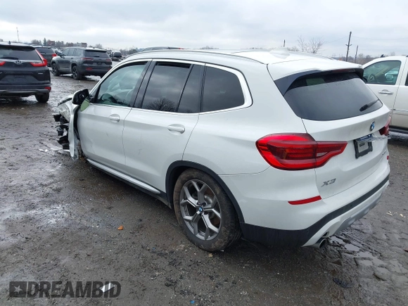 2020 BMW X3 xDrive30i with VIN 5UXTY5C0XL9D36965, listed as a IAAI auction lot 41578019 with Not Provided miles and . Bid and sale history available at DreamBid. Image 3.
