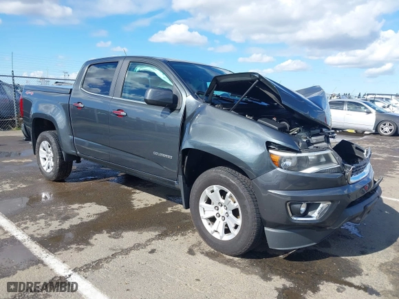 2015 Chevrolet Colorado 4WD LT with VIN 1GCGTBE37F1208139, listed as a IAAI auction lot 41589530 with 105,806 mi miles. Bid and sale history available at carsss.com. Image 1.