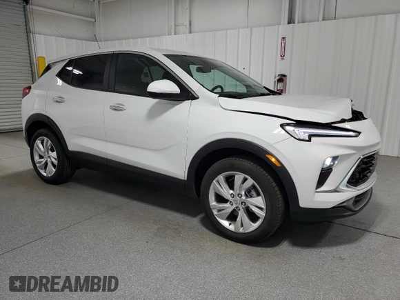 2025 Buick Encore GX Preferred with VIN KL4AMCSL3SB201927, listed as a Copart auction lot 59716955 with 1,948 mi miles and Salvage title. Bid and sale history available at DreamBid. Image 4.