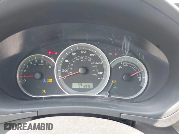 2008 Subaru Impreza i z VIN JF1GH616X8G835965, wystawiony jako IAAI lot #42448877 z przebiegiem 174 931 mil mil oraz . Historia ofert i sprzedaży dostępna na DreamBid. Obrazek 7.