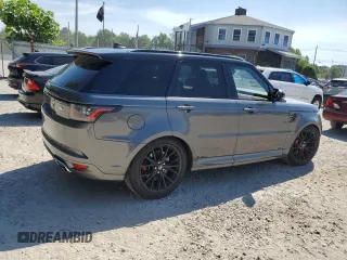 2018 Land Rover Range Rover Sport SVR with VIN SALWZ2SE9JA188901, listed as a Copart auction lot 60599224 with 67,573 mi miles and Clean Title. Bid and sale history available at carsss.com. Image 3.