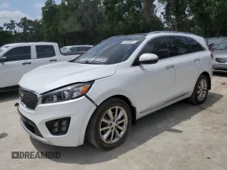 2016 Kia Sorento SX z VIN 5XYPK4A53GG100043, wystawiony jako Copart lot #54309605 z przebiegiem 111 106 mil mil oraz Szkoda całkowita • Salvage title. Historia ofert i sprzedaży dostępna na DreamBid. Obrazek 1.