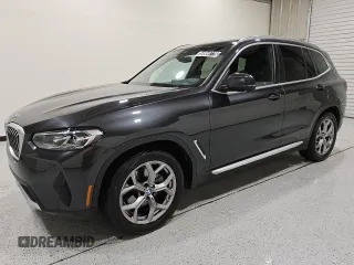 2024 BMW X3 sDrive30i z VIN 5UX43DP08R9T69489, wystawiony jako Copart lot #58869775 z przebiegiem 39 323 mil mil oraz Czysty tytuł • Clean title. Historia ofert i sprzedaży dostępna na DreamBid. Obrazek 1.