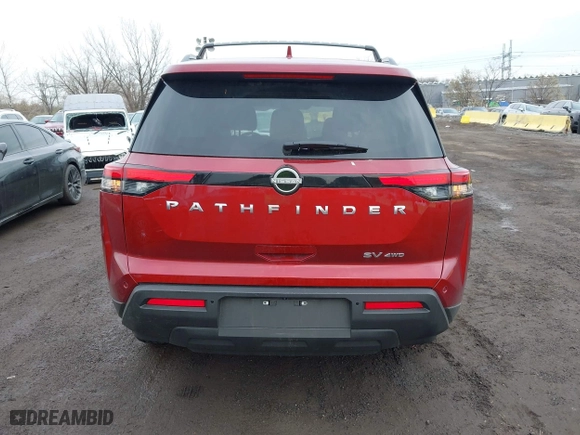 2024 Nissan Pathfinder SV with VIN 5N1DR3BC8RC300764, listed as a IAAI auction lot 41941806 with 4,543 mi miles. Bid and sale history available at carsss.com. Image 16.