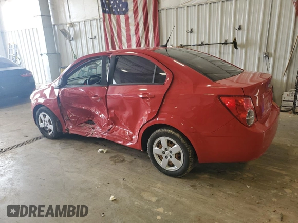 2013 Chevrolet Sonic LS z VIN 1G1JA5SH9D4211285, wystawiony jako Copart lot #51173585 z przebiegiem 105 360 mil mil oraz Szkoda całkowita • Salvage title. Historia ofert i sprzedaży dostępna na DreamBid. Obrazek 2.