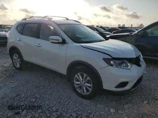 2016 Nissan Rogue SV with VIN KNMAT2MT8GP713774, listed as a Copart auction lot 53908685 with 98,192 mi miles and Salvage Title. Bid and sale history available at DreamBid. Image 4.