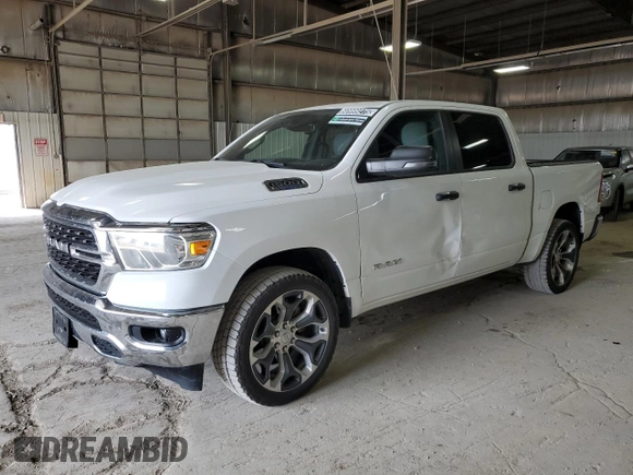 2023 Ram 1500 Big Horn with VIN 1C6RRFFG2PN518748, listed as a Copart auction lot 60999275 with 90,493 mi miles and Clean title. Bid and sale history available at DreamBid. Image 1.