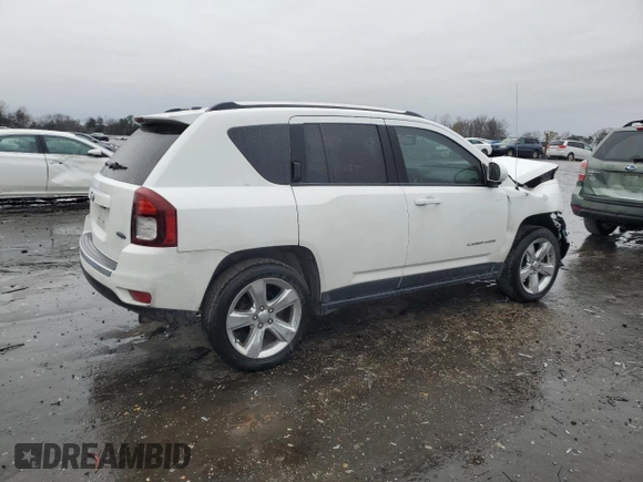 2015 Jeep Compass High Altitude Edition with VIN 1C4NJDEB2FD188994, listed as a Copart auction lot 83765504 with 124,134 mi miles and Salvage Title. Bid and sale history available at carsss.com. Image 3.