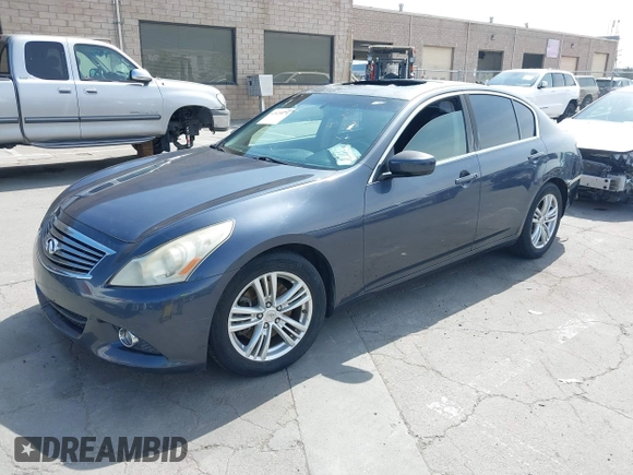 2012 Infiniti G37 Journey with VIN JN1CV6AP0CM620960, listed as a IAAI auction lot 42028874 with Not Provided miles. Bid and sale history available at carsss.com. Image 2.