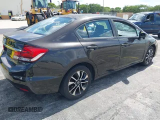 2014 Honda Civic Sedan EX with VIN 2HGFB2F8XEH517873, listed as a IAAI auction lot 42181326 with Not Provided miles. Bid and sale history available at carsss.com. Image 4.