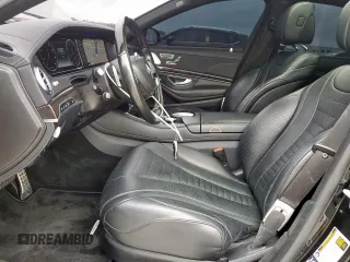 2015 Mercedes-Benz S 550 with VIN WDDUG8CB5FA133287, listed as a Copart auction lot 54829225 with 55,878 mi miles and Salvage Title. Bid and sale history available at carsss.com. Image 7.
