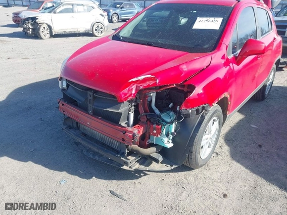 2016 Chevrolet Trax LT with VIN KL7CJLSB5GB592016, listed as a IAAI auction lot 41796459 with 112,131 mi miles. Bid and sale history available at carsss.com. Image 6.