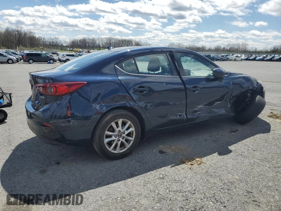 2016 Mazda Mazda3 i Grand Touring with VIN JM1BM1X72G1305560, listed as a Copart auction lot 52333205 with 158,906 mi miles and Salvage Title. Bid and sale history available at carsss.com. Image 3.
