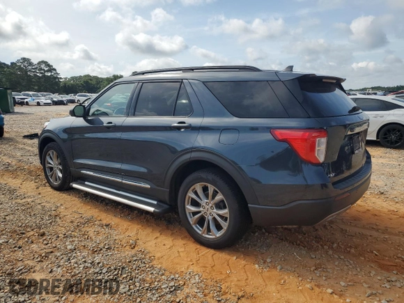 2022 Ford Explorer XLT with VIN 1FMSK8DH4NGB27006, listed as a Copart auction lot 58075055 with 109,500 mi miles and Salvage title. Bid and sale history available at DreamBid. Image 2.