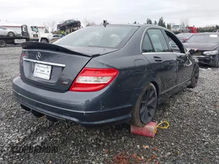 2010 Mercedes-Benz C with VIN WDDGF8BBXAF429919, listed as a IAAI auction lot 41593041 with 99,185 mi miles. Bid and sale history available at carsss.com. Image 4.