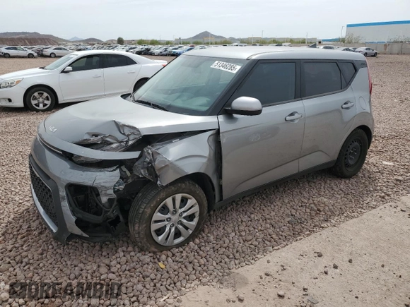 2022 Kia Soul LX with VIN KNDJ23AU9N7815278, listed as a Copart auction lot 51346285 with 40,219 mi miles and Salvage Title. Bid and sale history available at DreamBid. Image 1.