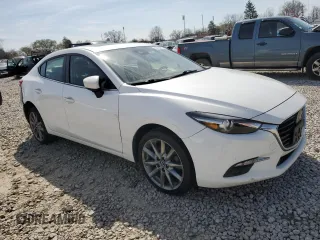 2018 Mazda 3 Grand Touring with VIN 3MZBN1W30JM165253, listed as a Copart auction lot 52159415 with 73,776 mi miles and Salvage Title. Bid and sale history available at DreamBid. Image 4.