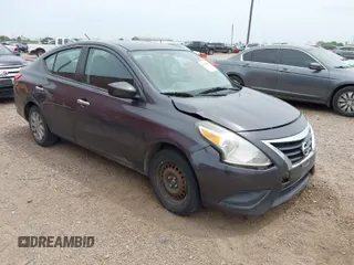 2015 Nissan Versa SV with VIN 3N1CN7APXFL847898, listed as a IAAI auction lot 42054669 with Not Provided miles. Bid and sale history available at carsss.com. Image 1.