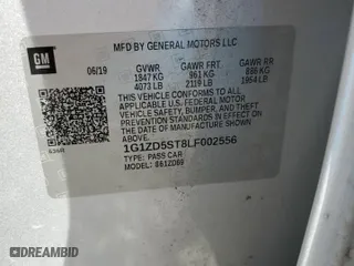 2020 Chevrolet Malibu LT with VIN 1G1ZD5ST8LF002556, listed as a Copart auction lot 49419125 with 123,374 mi miles and Salvage Title. Bid and sale history available at carsss.com. Image 14.