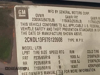 2007 Chevrolet Equinox LS with VIN 2CNDL13F976120908, listed as a IAAI auction lot 42215019 with 236,169 mi miles and . Bid and sale history available at DreamBid. Image 9.